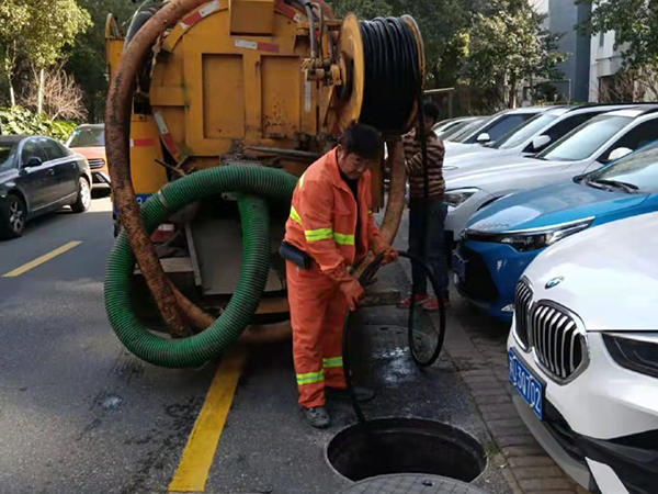 响水镇排污管道清淤